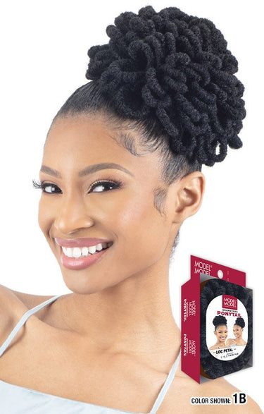MODEL MODEL Drawstring Ponytail - Loc Petal-2- Sareya Beauty - Calgary hair store